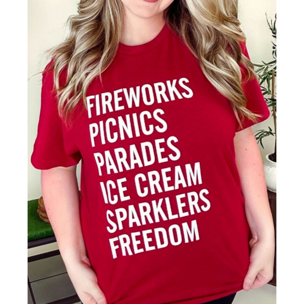 NEW July 4th Fireworks Tee